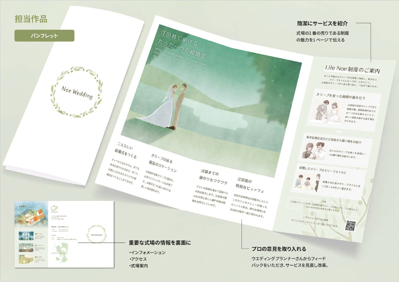 作品はデザインの理由、リサーチ、利用シーンで解説すると読み手ファーストに|グラフィックデザイナー内定ポートフォリオ - はたらくビビビット