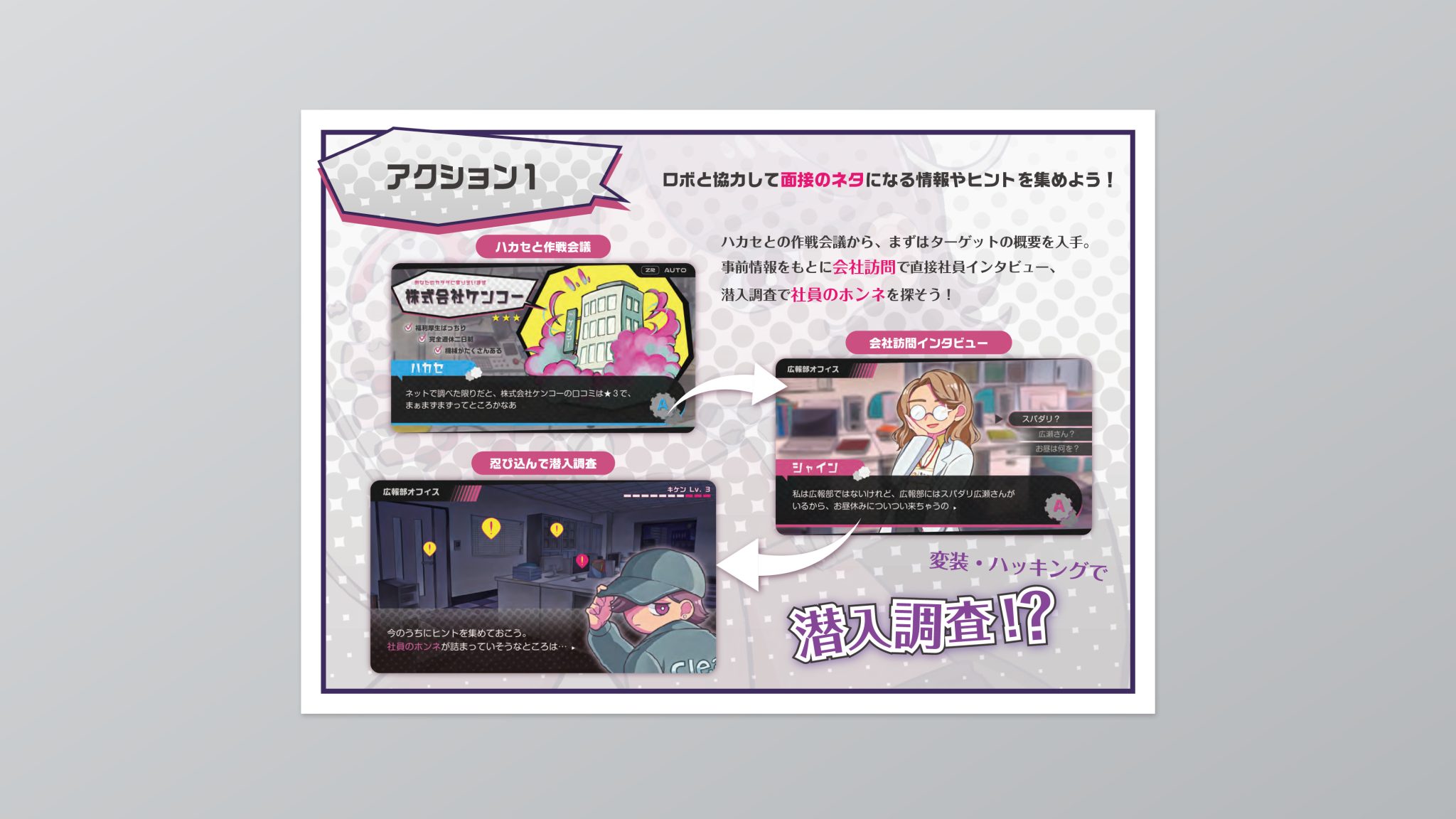 企画、プロジェクトのまとめ方にお悩みの方へ。ゲームプランナー内定者のポートフォリオ - はたらくビビビット